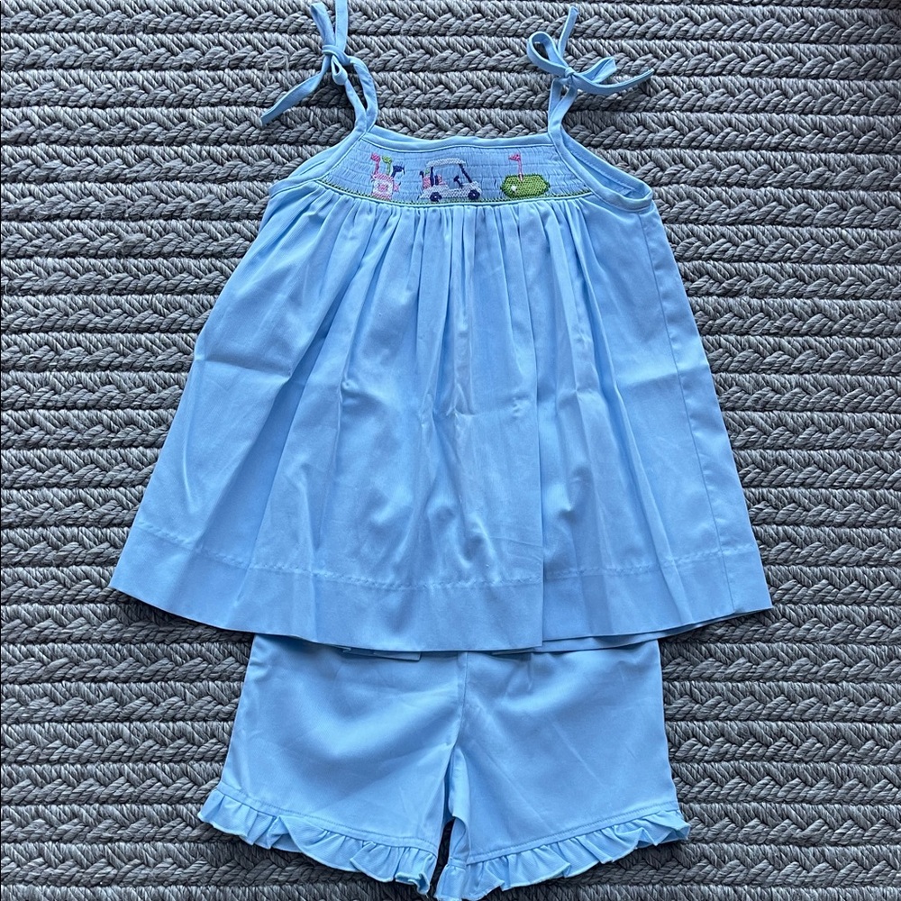 The Bailey Boys smocked golf set